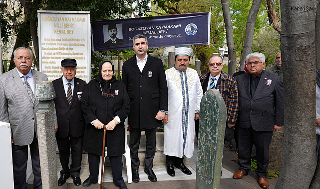 Milli Şehit Boğazlıyan Kaymakamı Kemal Bey, Şehadetinin 106. Yılında Mezarı Başında Anıldı