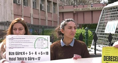 "Mülakat mağduru" öğretmenlerin MEB önündeki eylemi 158'inci gününde