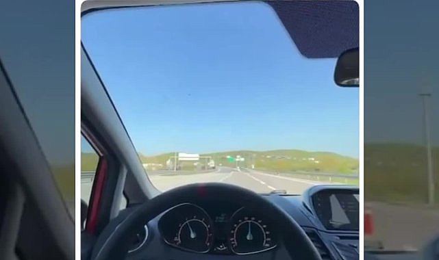 Otoyol gişesinden 110 kilometre hızla geçen şüpheli gözaltına alındı