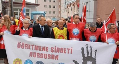 Samsun'da bir öğretmenin şiddete uğramasına eğitim sendikalarından tepki