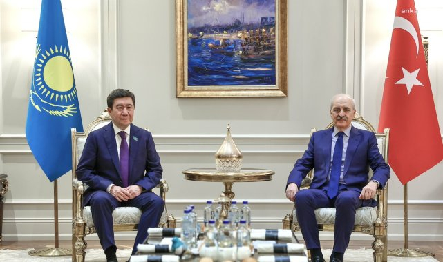 TBMM Başkanı Kurtulmuş, Kazak mevkidaşı Koşanov'la İstanbul'da bir araya geldi