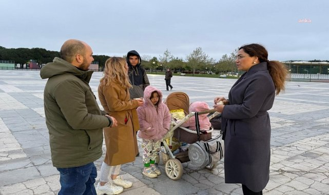 Tekirdağ Büyükşehir Belediye Başkanı Yüceer, İstanbul depreminin ardından dışarıda kalanları ziyaret etti: