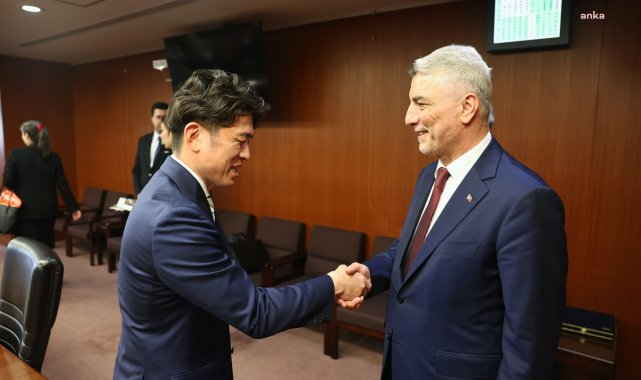 Ticaret Bakanı Bolat, Japonya Arazi, Altyapı, Ulaştırma ve Turizm Bakanı Hiromasa ile görüştü