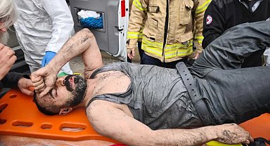 Tuzla Deri Organize Sanayi Bölgesi'nde bir arıtma tesisinde patlama: 2 işçi yaralandı