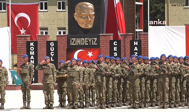 Uzman Erbaş Komando Temel Kursu Mezuniyet ve Bröve Takma Töreni Isparta'da yapıldı