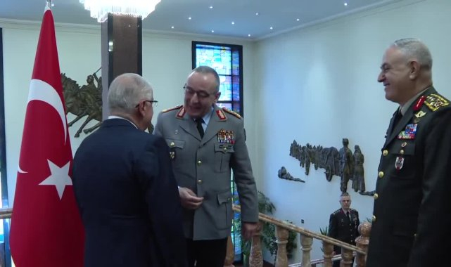 Yaşar Güler ve Metin Gürak, Almanya Genelkurmay Başkanı Orgeneral Carsten Breuer ile görüştü