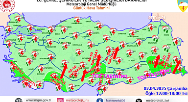 Meteoroloji Genel Müdürlüğü: Yurdun güney ve doğu bölgelerinde toz taşınımı bekleniyor