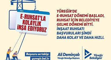 Yüreğir'de elektronik imzalı E-Ruhsat dönemi başladı