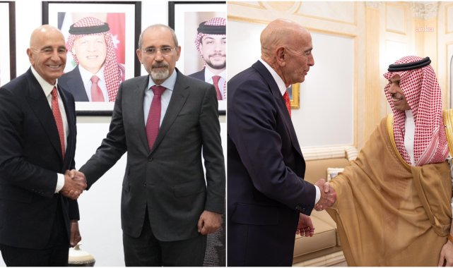 ABD'nin Ankara Büyükelçisi ve Suriye Özel Temsilcisi Barrack, Ürdün ve Suudi Arabistan'ı ziyaret etti