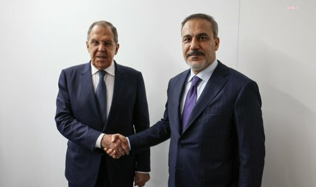 Bakan Fidan, Rusya Federasyonu Dışişleri Bakanı Lavrov ile görüştü