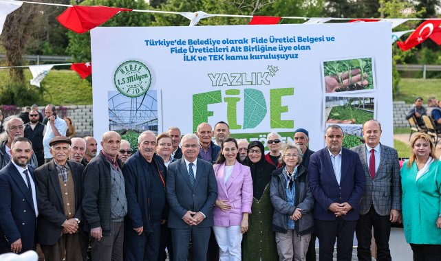 Beykoz Belediyesi'nden çiftçiye 1 milyon 50 bin adet yazlık fide