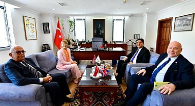 Birleşik Krallık Türkiye Büyükelçisi Jill Morris'ten Fethiye Belediyesi'ne ziyaret