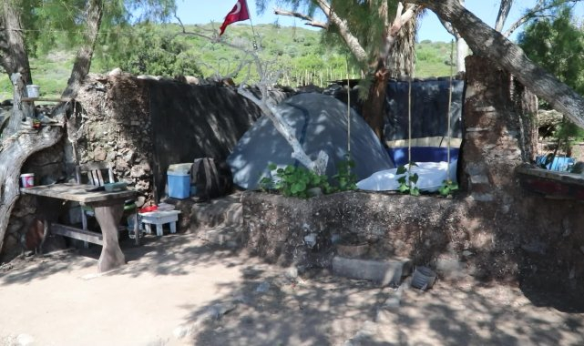 Bodrum Adaboğazı'ndaki kaçak yapılar yıkıldı