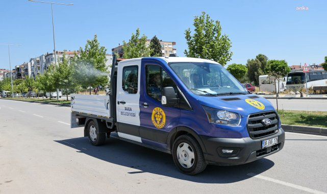 Buca'da haşere ve zararlılara karşı ilaçlama seferberliği