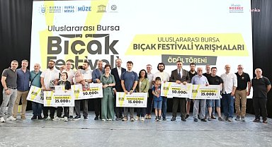 Bursa'da bıçağın ustaları ödüllendirildi