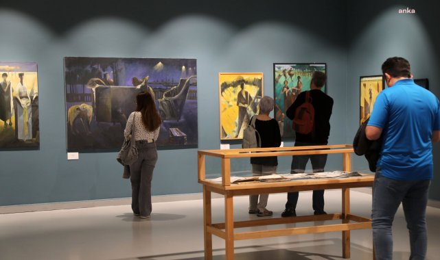 Çankaya Belediyesi, "Pencereden Gelen Soğuk, Maviydi" sergisini sanatseverlerle buluşturdu