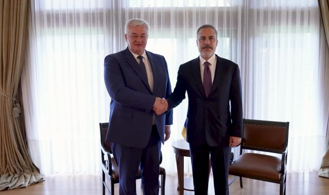 Dışişleri Bakanı Fidan, Ukrayna Dışişleri Bakanı Sibiha ile Antalya'da bir araya geldi