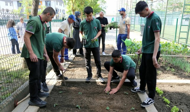 Eyüpsultan Belediyesi, okullarda hobi bahçesi oluşturuyor