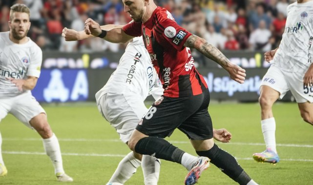 Gaziantep FK ile Kasımpaşa 2-2 berabere kaldı