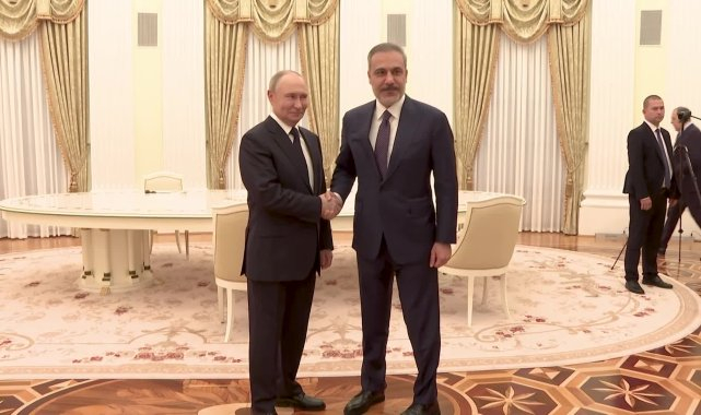 Hakan Fidan, Vladimir Putin tarafından kabul edildi