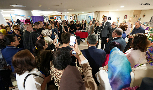 Kadınlara Yönelik Meslek ve Beceri Edindirme Kursları Sergisi Açıldı