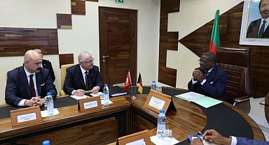 Kamerun Başbakanı Joseph Dion Ngute, Bakan Yaşar Güler'i kabul etti 