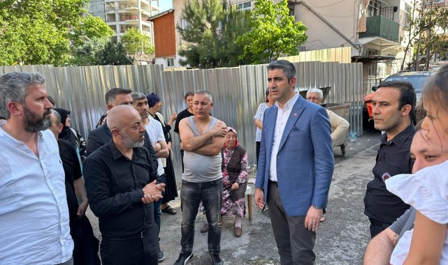 Kartal'da yangından etkilenen aileye Başkan Yüksel'den destek ziyareti