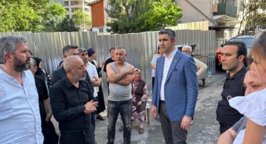 Kartal'da yangından etkilenen aileye Başkan Yüksel'den destek ziyareti