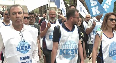 KESK'ten İzmir'de grevdeki işçilere destek