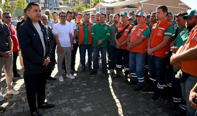 Kuşadası Belediye Başkanı Günel'den personele teşekkür ziyareti