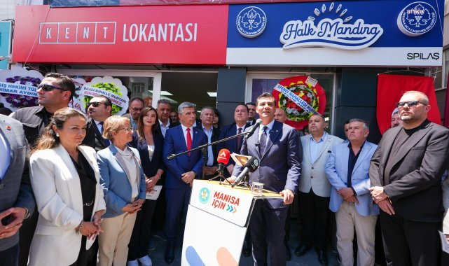 Manisa Büyükşehir Belediyesi, Akhisar'da Kent Lokantası ve Halk Mandıra'yı hizmete açtı
