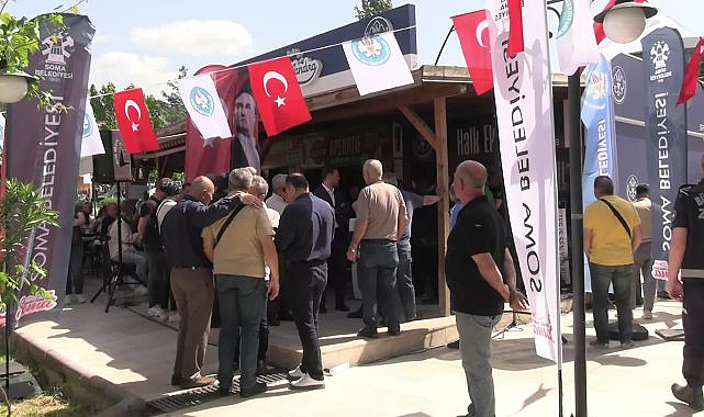 Manisa Soma'da Kent Lokantası, Halk Mandıra ve Halk Ekmek hizmete açıldı