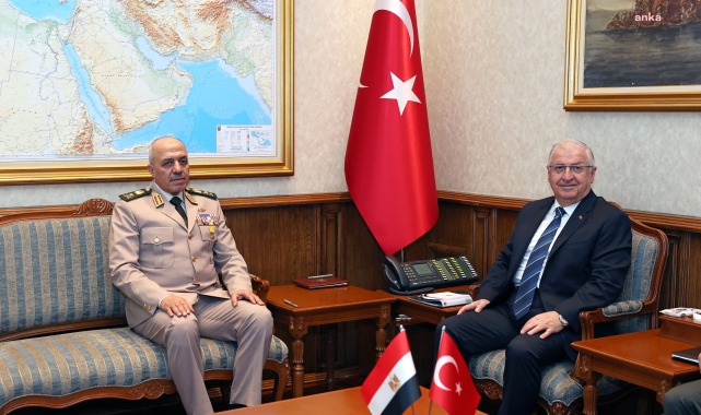 Milli Savunma Bakanı Güler, Mısır Genelkurmay Başkanı Korgeneral Khalifa'yı kabul etti