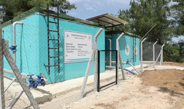 Muğla Büyükşehir Belediyesi, Ula'nın üç mahallesinde içme suyu depolarını yeniledi