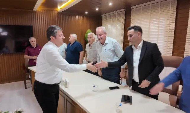 Muhtarlar Federasyonu'ndan Adıyaman Belediye Başkanı Tutdere'ye ziyaret