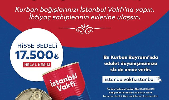 Özgür Özel: Bu yıl kurban bağışımı İstanbul Vakfı'na yapacağım
