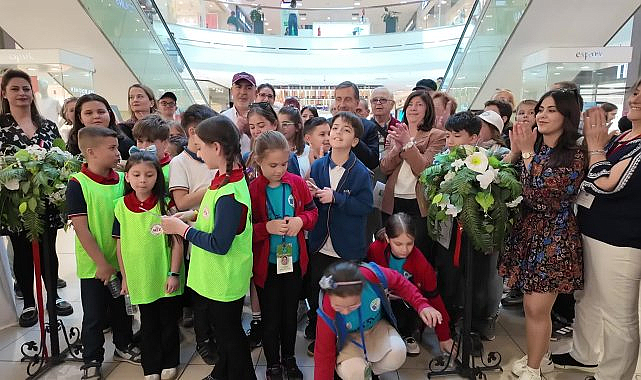 Tepebaşı'nda dünya iklim günü etkinlikleri kapsamında çevre bilinci oluşturuluyor