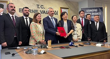 Uzunköprü'de üretim yapacak Çin firmasına arsa tahsisi