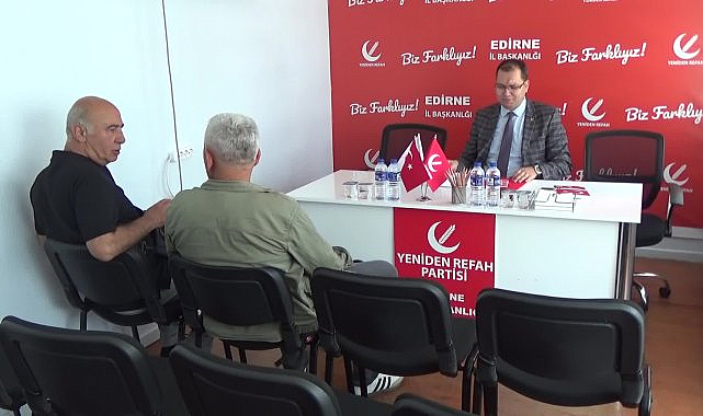 Yeniden Refah Partisi Edirne İl Başkanı Çalışkan: "Emeklinin eline geçen bayram ikramiyesi, bir kurban hissesinin üçte biri bile etmiyor"