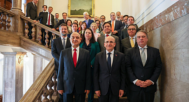 AB'nin Türkiye'deki misyon başkanları, Polonya Büyükelçiliği Rezidansı'nda bir araya geldi