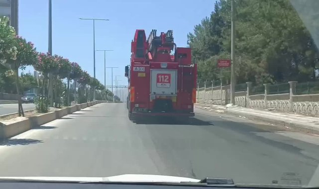 Adıyaman Belediyesi İtfaiye ekipleri, organize sanayi bölgesinde faciayı önledi