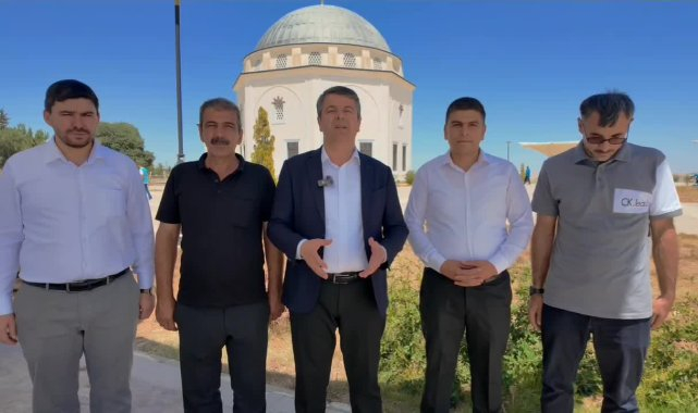 Adıyaman Belediyesi'nden Safvan Bin Muattal Türbesi'nde temizlik çalışması