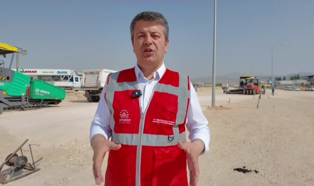 Adıyaman'ın Mersin Caddesi'nde asfalt serim çalışmaları başladı