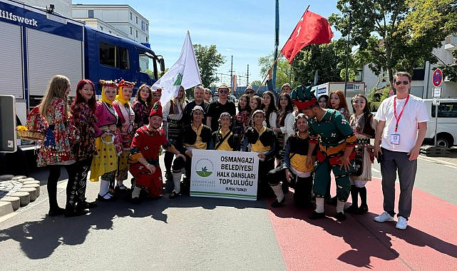Almanya'daki Hessentag 2025 Festivali'nde Osmangazi rüzgarı esti