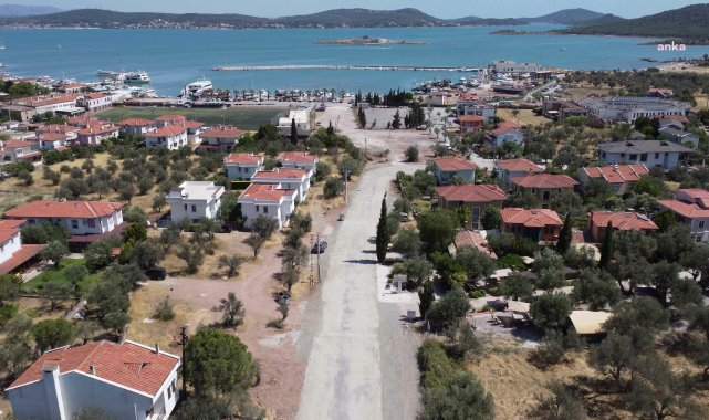 Ayvalık Belediyesi'nden Cunda'ya 380 metre uzunluğunda yeni yol