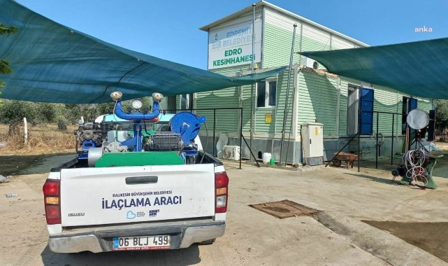 Balıkesir Büyükşehir Belediyesi ekiplerinden Kurban Bayramı'nda yoğun mesai