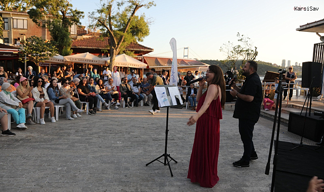 Beykoz Belediyesi'nden Kanlıca İskelesi'nde konser