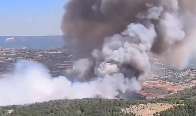 Bilecik'te yangın nedeniyle köylerde tahliye başladı