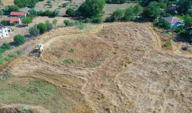 Bodrum Belediyesi'nden 3,5 ton buğday hasadı