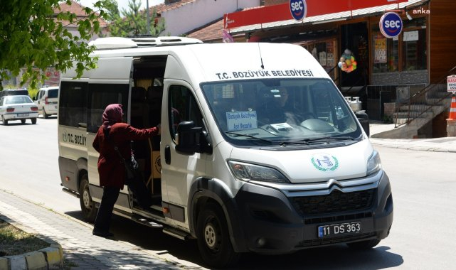 Bozüyük Belediyesi'nden ilçe mezarlığına arife gününde ücretsiz ulaşım